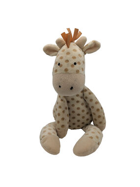 Little Jellycat London Georgie Giraffe Tan Plush Ribbon Plush Toy Stuffed Animal
